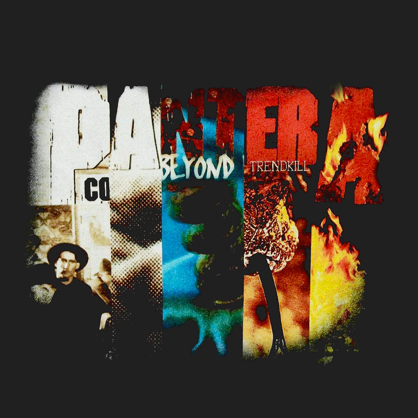 NEW & OFFICIAL Pantera 'Album Collage' T-Shirt